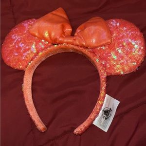 Pink Disney Mickie mouse ears